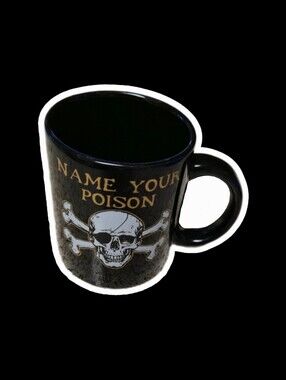 Pirate Ceramic Mug Name Your Poison